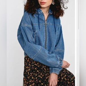 URBURN OUTFITTER CROP DENIM JACKET